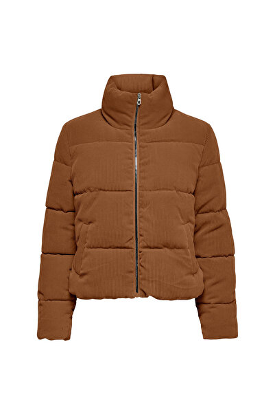 ONLY Νέο γυναικείο πορτοκαλί παλτό Dolly Corduroy (15304768-AOBC)