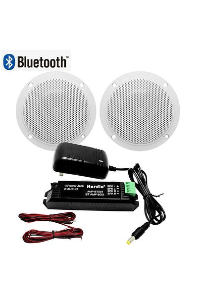 Choice Amplifier Sets 4 Inch Eu Plug Herdio Waterproof Built In Digital Class Amplifier Bluetooth Compatibl