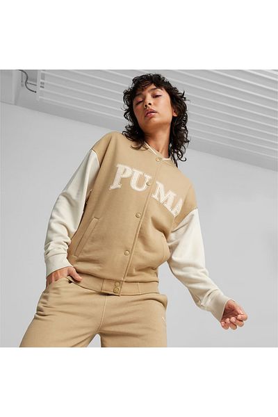Puma Squad Beige Γυναικείο Μπουφάν - 677902-83