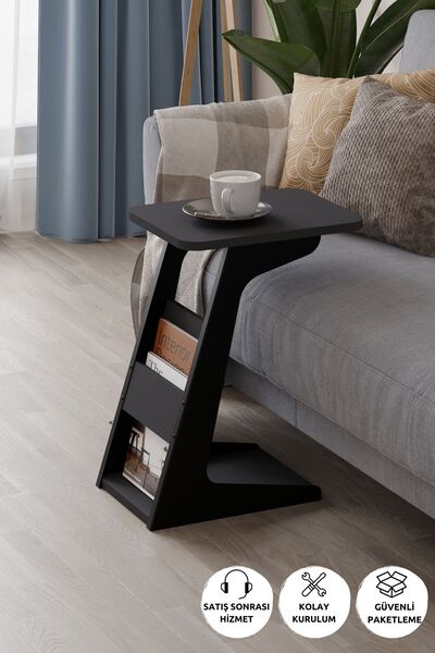 PEKA C Sehpa Metal Ayaklı Koltuk Sehpası Yan Sehpa Zigon Sehpa Servis Sehpası...