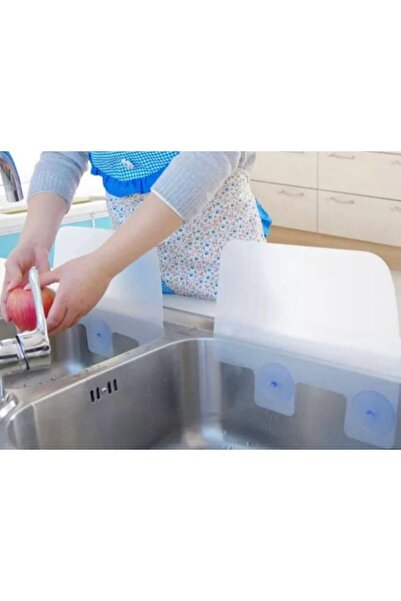 btm home 1 Adet Mutfak Lavabo Su Bariyeri Tava Yağ Tencere Bariyeri