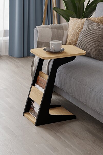 PEKA C Sehpa Metal Ayaklı Koltuk Sehpası Yan Sehpa Zigon Sehpa Servis Sehpası...