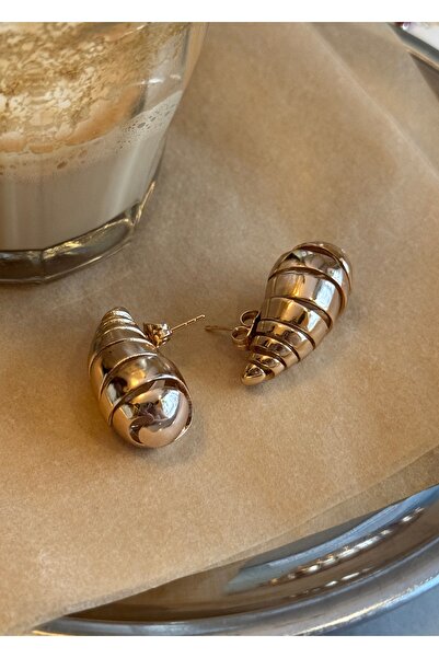 KİLİGİSTANBUL GOLD RENK XUPİNG KÜPE 3 CM