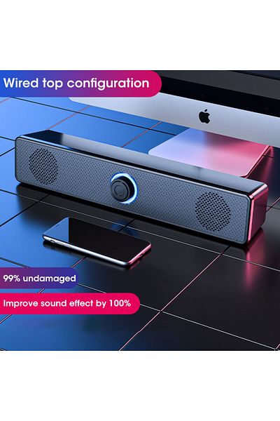 Choice إصدار سلك مكبر الصوت من Niye Home Theater Sound مكبر صوت محمول بتقنية البلوتوث بزاوية 360 درجة من Soundbar Compu