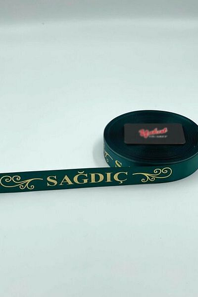 Hobigram 5 Pieces of Sleeve Ribbon: Night, Groomsman, Kirve, Bridesmaid, Gold Leaf