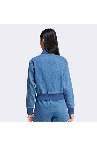 adidas Adicolor Kadın Mavi Jean Ceket (JD2570)