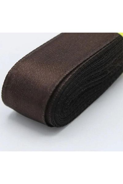 Hobigram Brown Satin Ribbon - 2 cm 10 Meters, Bundle Dowry and Special Day Gift