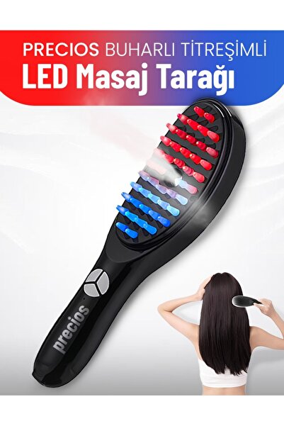 preciou PRECIOUS Buharlı Titreşimli ve Kırmızı Mavi Işık Terapili Kafa ve Saç...