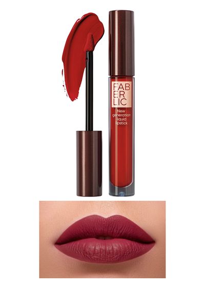 Faberlic Glam Team Stay.true Matte Liquid Lipstick - Marsala - 4.2 Gr.