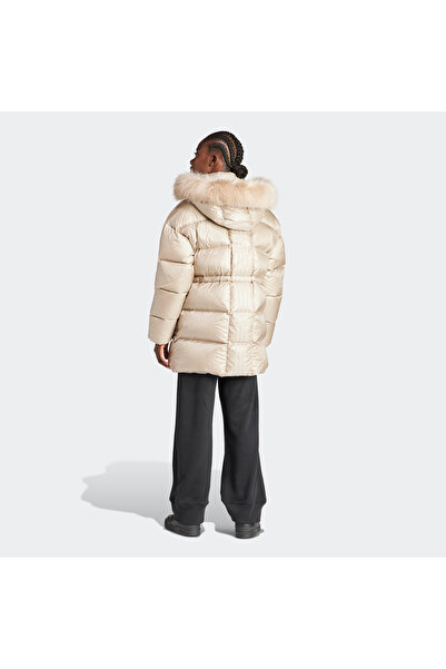 adidas Μπεζ Γυναικείο Παλτό - Originals IR7116