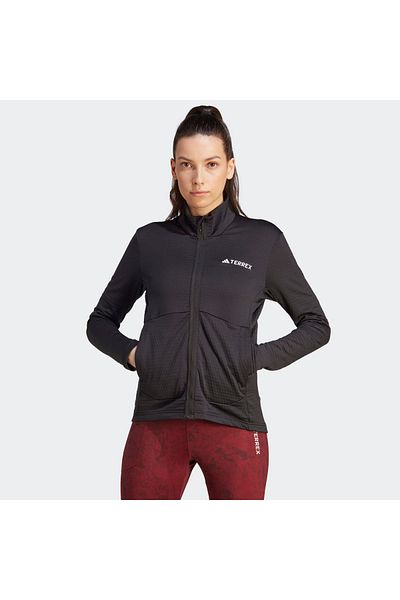 adidas Terrex Multi Light Fleece Full Zip Women's Black Training Top