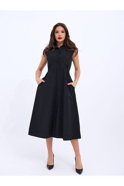 Gökyüzü Moda    6338 Dress-Black