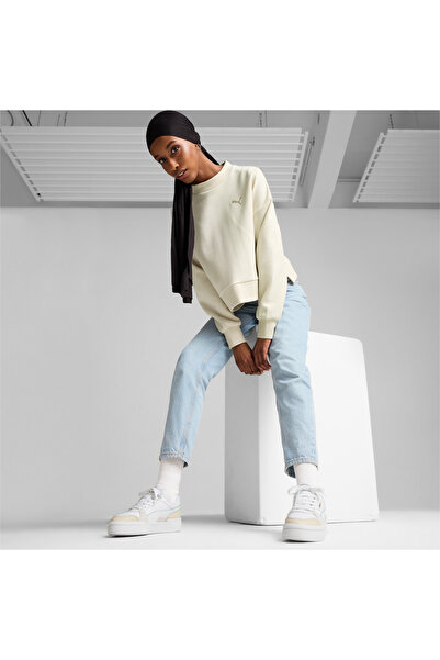 Puma Klasická dámská krémová mikina (626637-87)