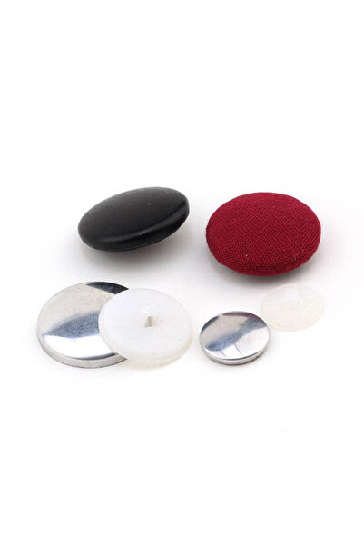 fema aksesuar Fabric Covered Button Capsule 50 Size 32 mm (100 Pcs)