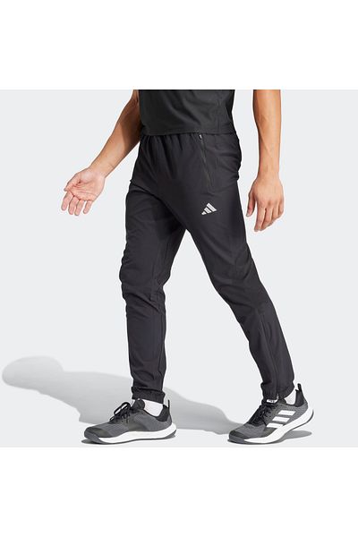 adidas Ανδρικό μαύρο αθλητικό παντελόνι Run It Tko (IL7187)