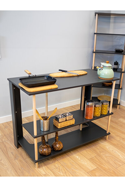 PEKA Mutfak Adası - Antrasit - 120cm x 60cm