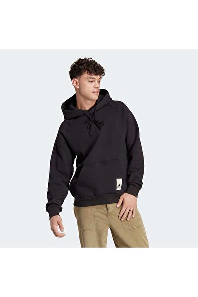 adidas Hanorac negru Lounge pentru bărbați (Ia9342)