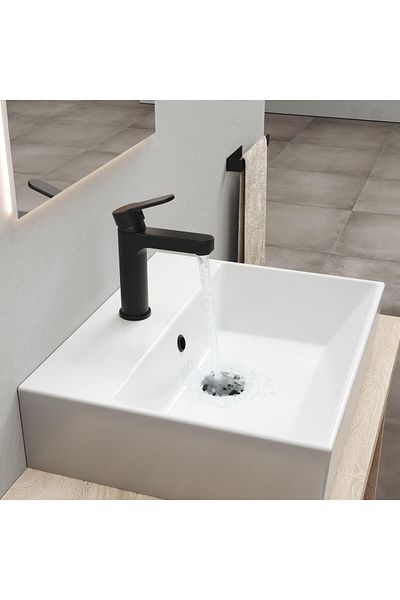 Adell Lento Sink Faucet - Black Matte, Regular Model