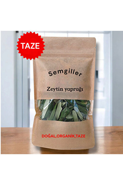 Semgiller Zeytin Yaprağı Taze Dalından 100Gr Doğal,Elenmiş,Katkısız