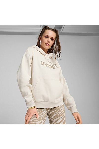 Puma Φούτερ ESS+ ANIMAL FL - Λευκό, Γυναικείο, 68149287