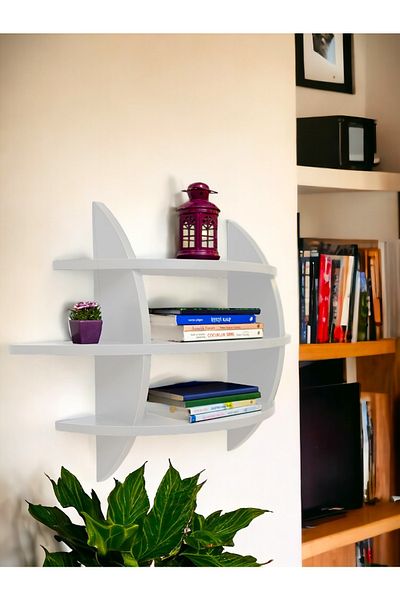 PEKA Decorative Wall Shelf - White