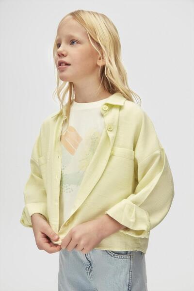 NK Cămașă galbenă Jade pentru fetiță (8-14 ani)