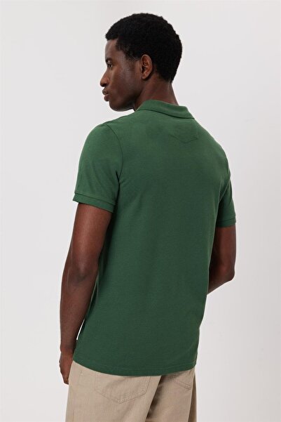 Lee Cooper Δίδυμα ανδρικό μπλουζάκι πόλο με λαιμόκοψη Κ. Πράσινο