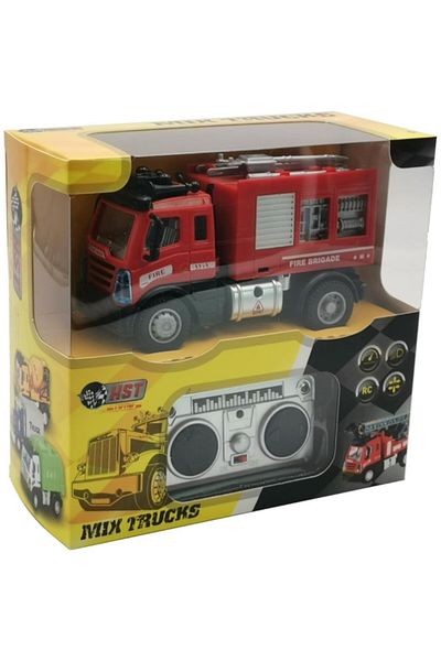 hst 4-Way Drive Fire Brigade Truck with Remote Control for Kids