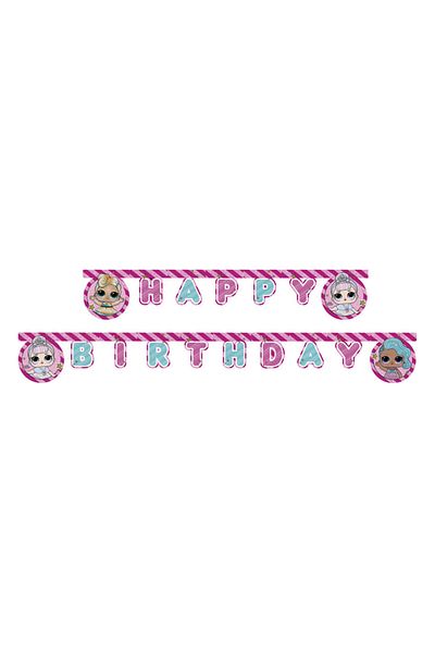 kidspartim Πανό Happy Birthday με θέμα Λολ Κούκλα 270 εκ.