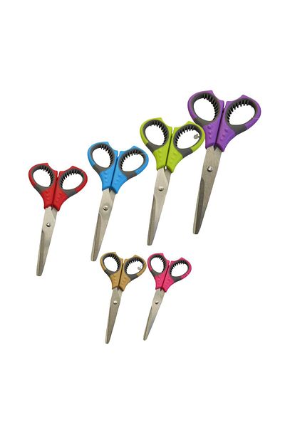 Mikro Ks-155 Student Scissors - Vibrant Colors 1 Pc