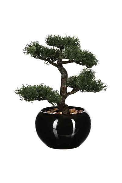 Atmosphera Easy Maintenance Realistic Looking Decorative Artificial Bonsai Plant with Pot 36cm