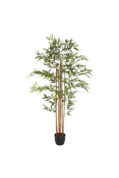 Atmosphera Easy Maintenance Realistic Looking Decorative Artificial Bamboo Plant with Pot 180cm