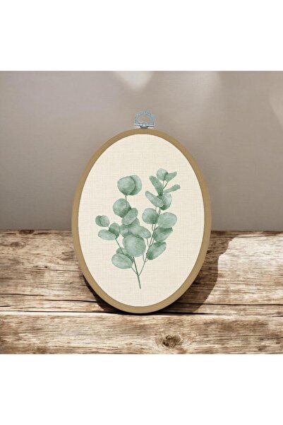 riyaz Okaliptus 2 - Elips Pano Kasnak Boyut: 15,50cm x 19cm