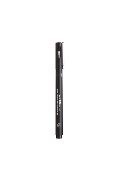 Uni Uni Pin 200 0.9 mm Black Technical Drawing Pen Waterproof and Fade Resistant