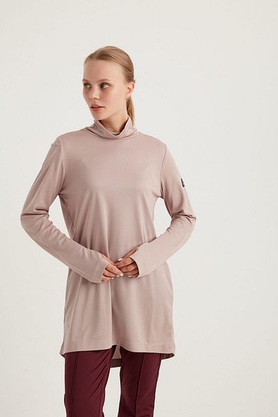FD SPORTS Gym-Fit Quick Dry Stand Collar Tracksuit - Powder