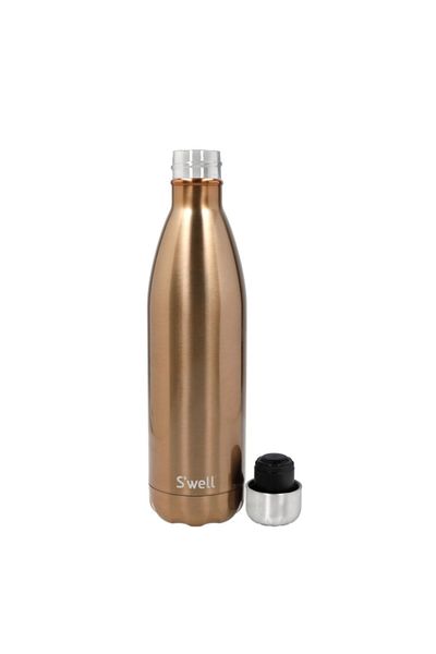 S-Well Leakproof Stainless Steel Vacuum Insulated Water Bottle Copper and Silver 750ml