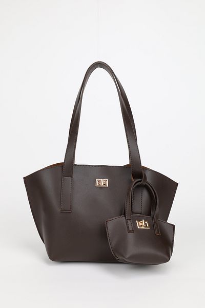 NOTHING Mini Bag - Chain - Charm Detailed - Large Size - Hand and Shoulder Bag