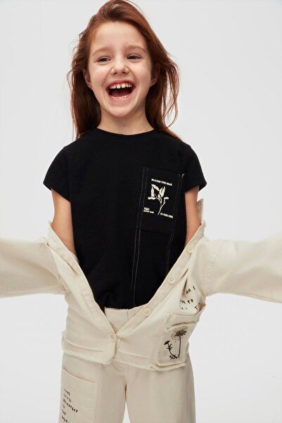 NK 8-14 Ani Fata tricou Negru