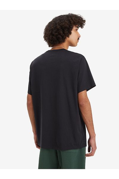Levi's PÁNSKÉ ČERNÉ TRIČKO RELAXED FIT A2082-0196