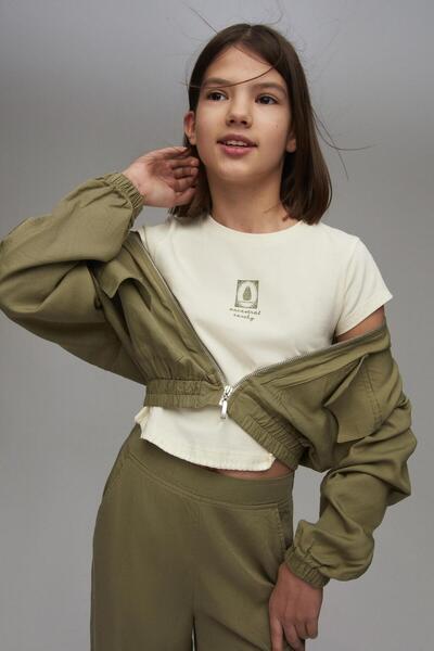 NK Κοριτσίστικο μπλουζάκι Malta 8-14 Κρεμ