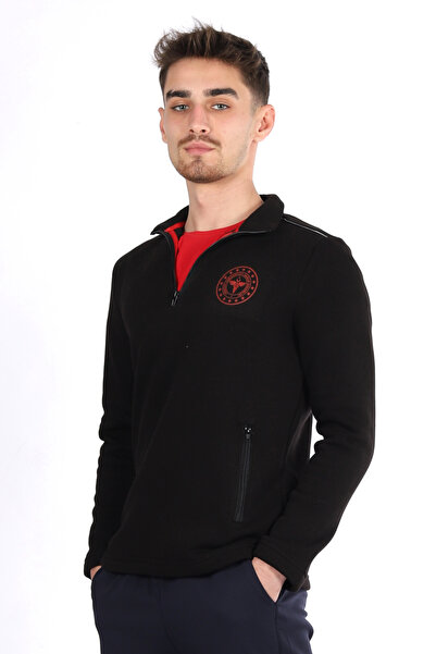 Pratik Medikal 112 Acil Sağlık Kışlık Yarım Fermuar Balıkçı Yaka Sweatshirt Unisex