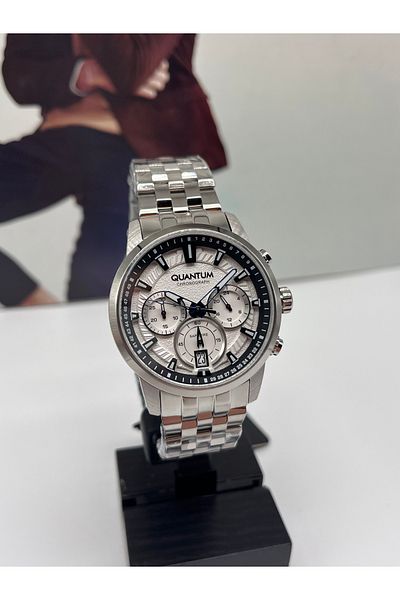 Quantum SPORTS STEEL MEN'S WRISTWATCH 10 ATM WATERPROOF