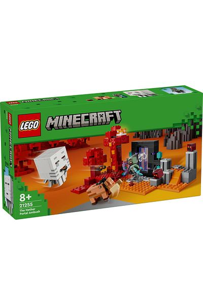 LEGO Set LEGO Minecraft - Amuscada in portalul Nether (21255)