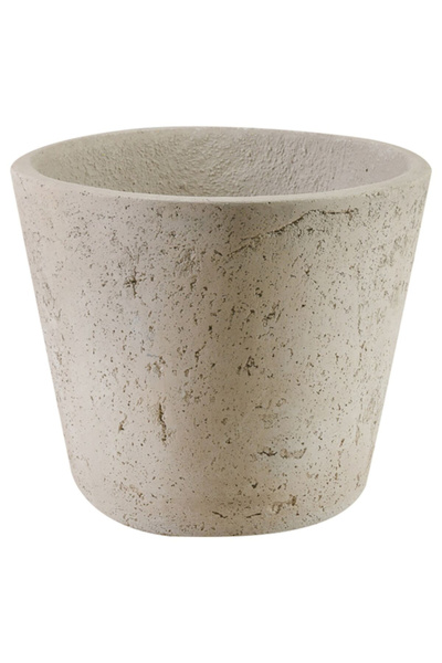 Haca وعاء زراعة أسمنتي أنيق خفيف الوزن ومقاوم للعوامل الجوية مكون من 3 قطع