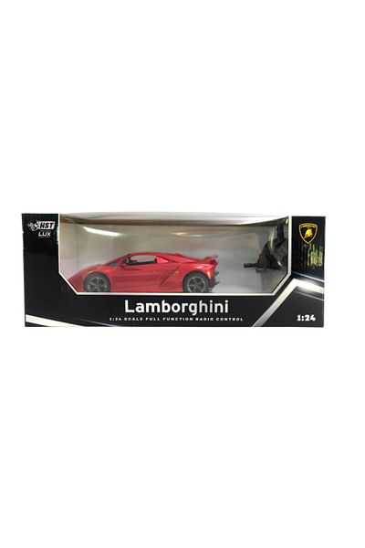 hst LUX Licensed 1:24 Scale Lamborghini Car with Remote Control for Kids 2404S-4
