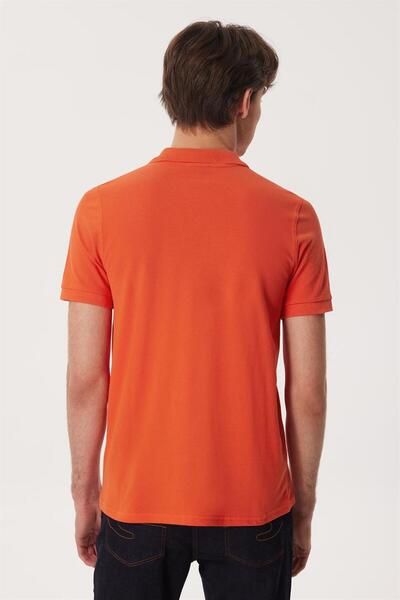 Lee Cooper Twins Men's 100% Cotton Polo Neck T-Shirt Coral