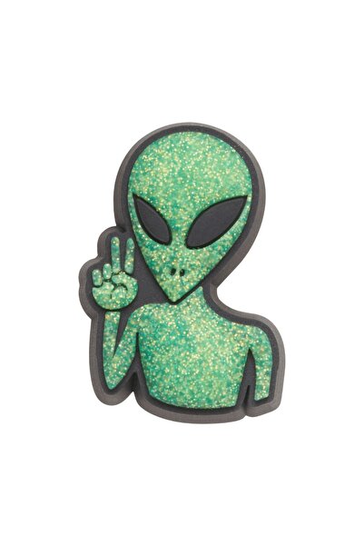 Crocs Peace Alien Unisex Yeşil Jibbitz