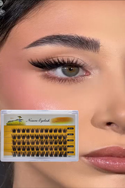 NESURA EYELASH Nesura 20d Mix Tekli Demet Kirpik, Tekli Takma Kirpik - No:6