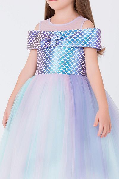 Pamina Lilac Colored Mermaid Dress - 3-7 Years Old Vehicle