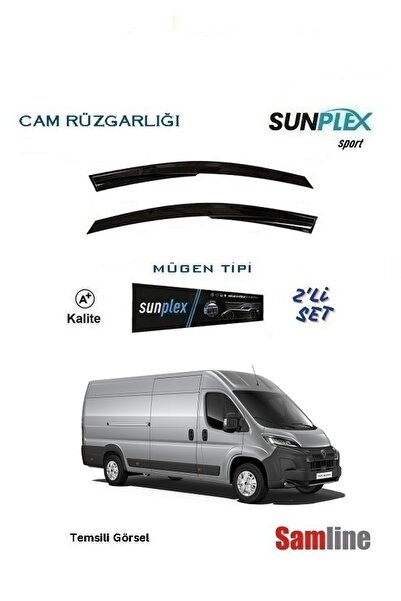 SUNPLEX Yeni Peugeot Boxer Panelvan (2024-2025) Cam Rüzgarlığı 2'li
